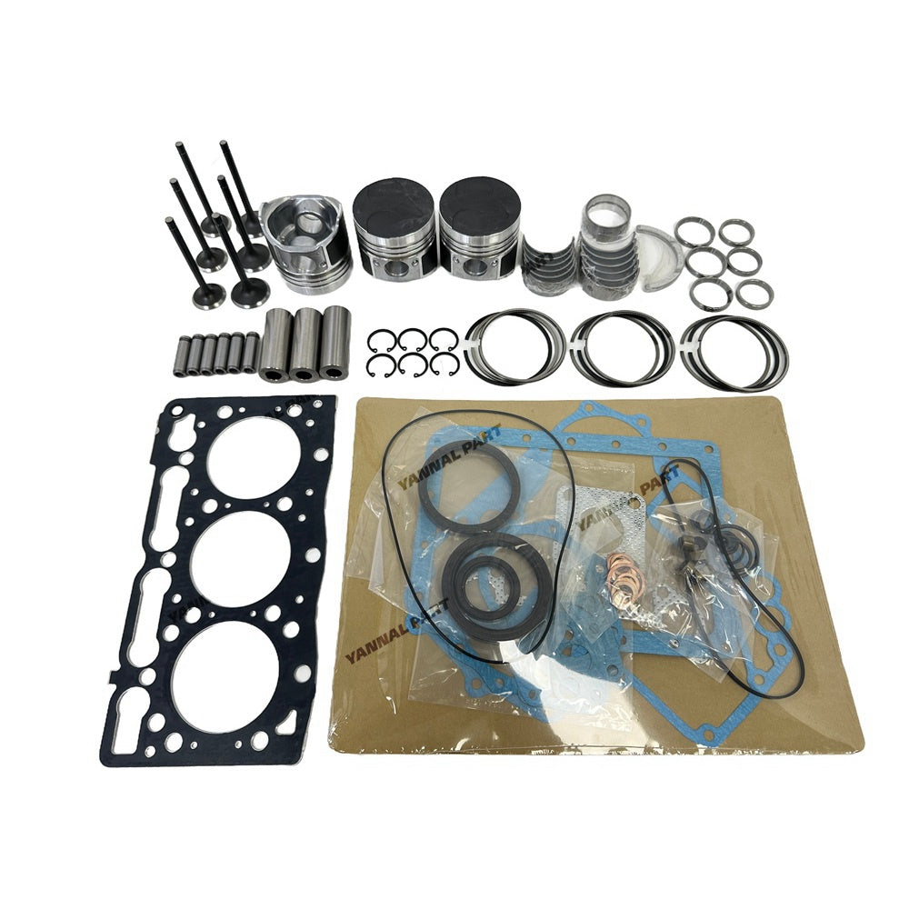 D905 New Engine Overhaul Rebuild Kit (No cylinder liner) For Kubota D905 D905E B905B B905H Engine B1700DT BX2200D BX23LB Tractor Bx22 Compact Tractor With Loader And Backhoe