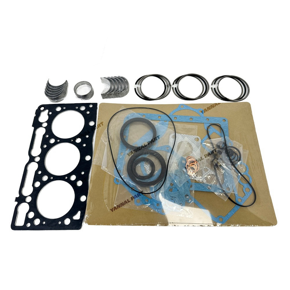 D950 overhaul kit for Kubota engine repair part piston ring bearing gasket