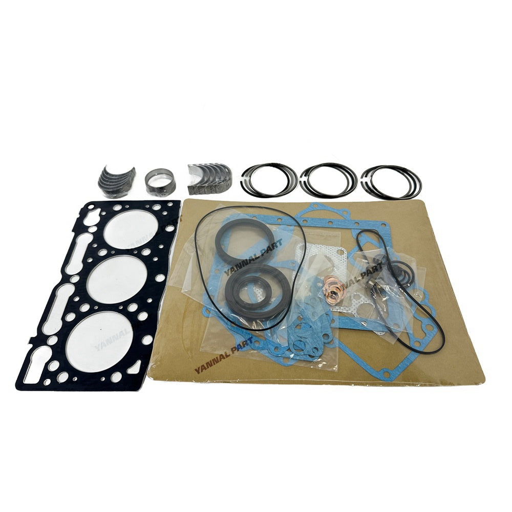 D950 overhaul kit for Kubota engine repair part piston ring bearing gasket