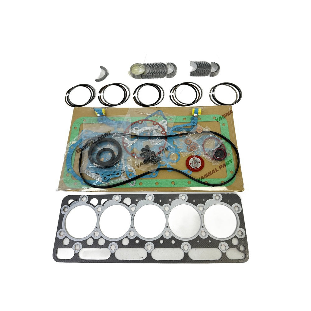 For Kubota F2803 Overhaul Re-ring Kit With Gasket Kit? Piston Ring Set Main conrod Bearing Set Tractor M4700 Engine Parts