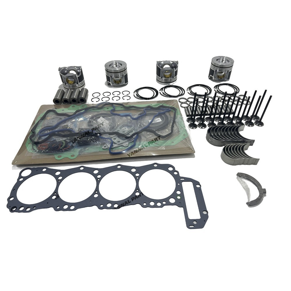 J05C Overhaul Rebuild Kit + Piston Ring Gasket Kit Bearing Valve For Hino J05CT