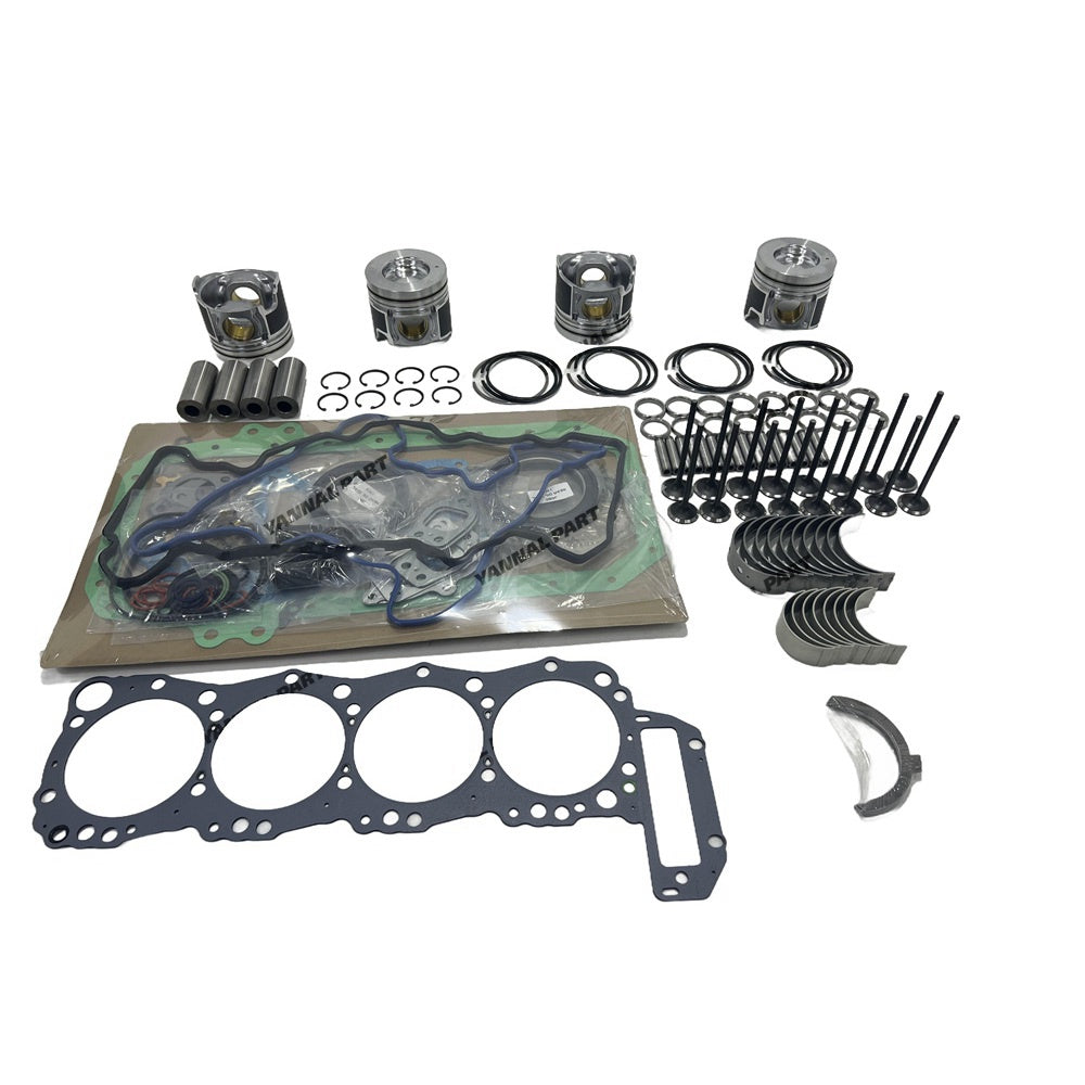 J05C Overhaul Rebuild Kit + Piston Ring Gasket Kit Bearing Valve For Hino J05CT