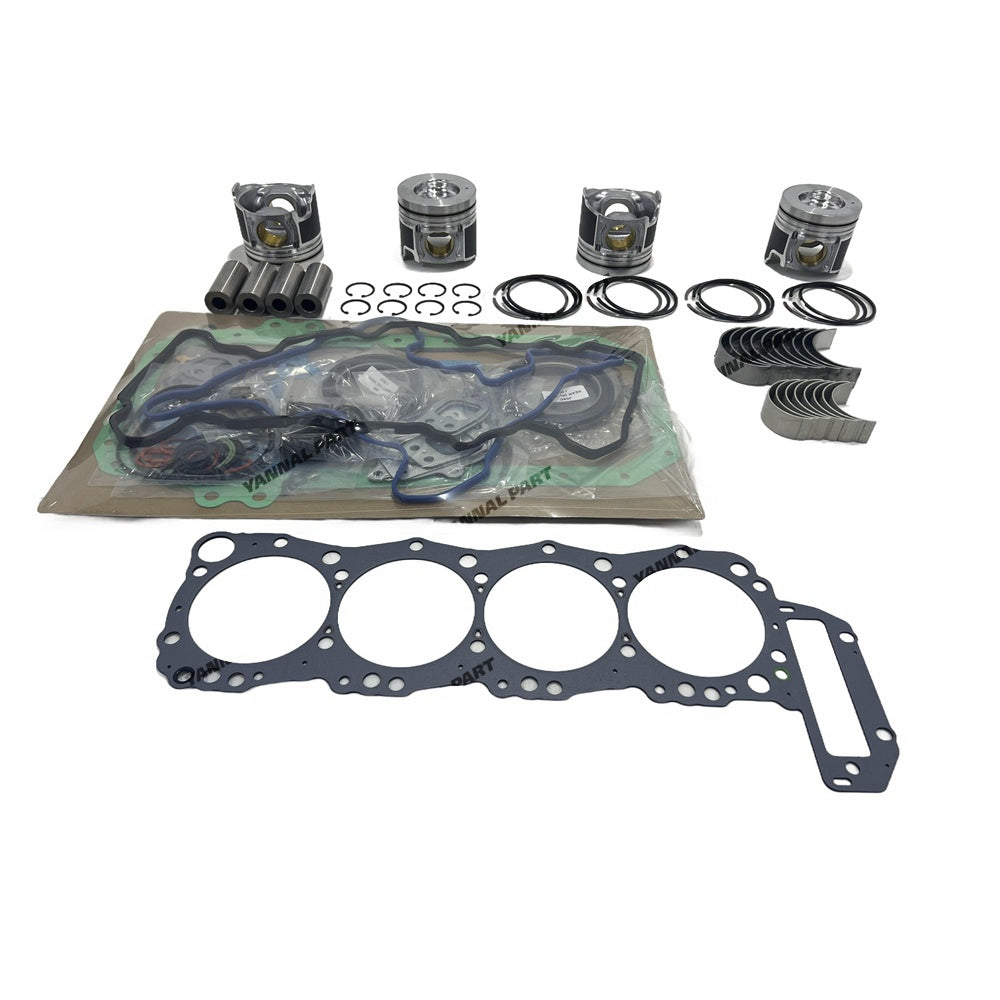 For Hino J05E J05E-TA Overhaul Rebuild Kit Piston Ring Gasket Set Bearing