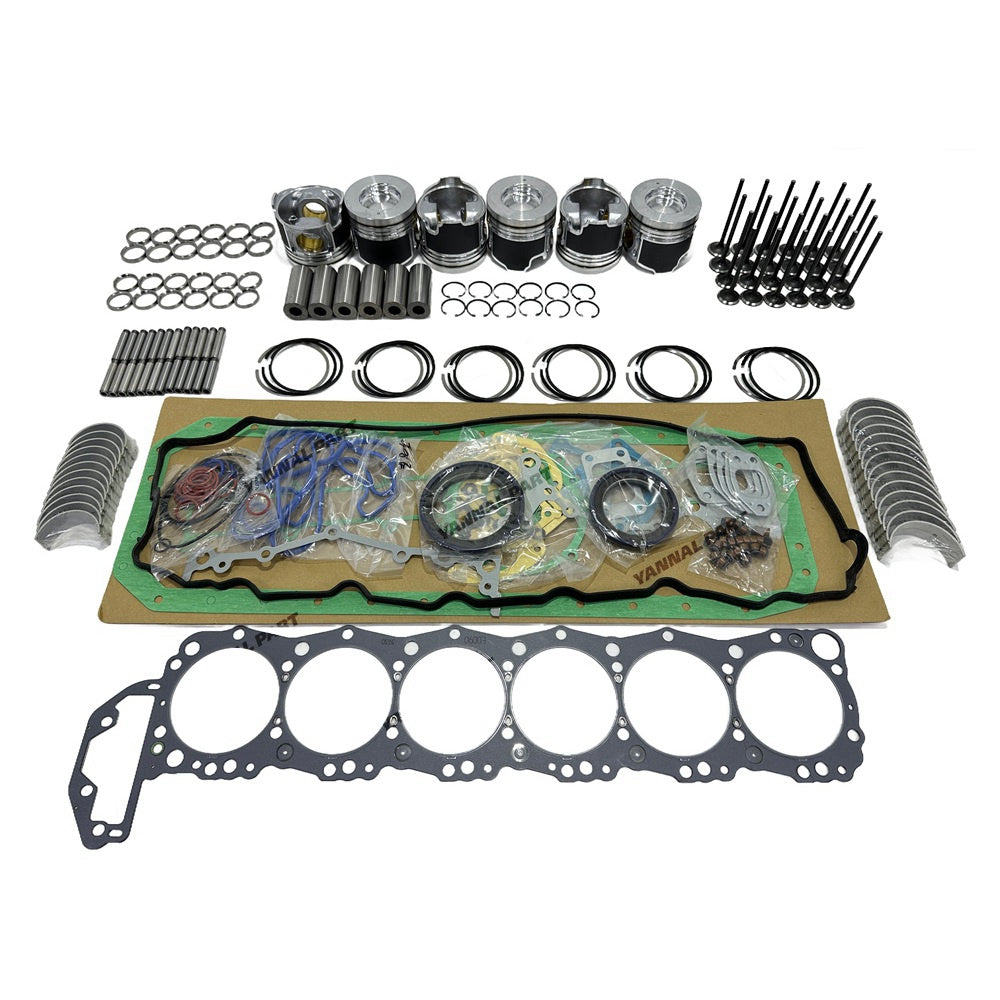 Overhaul Rebuild Kit for Hino Engine J08E J08ET Tractor Excavator Forklift