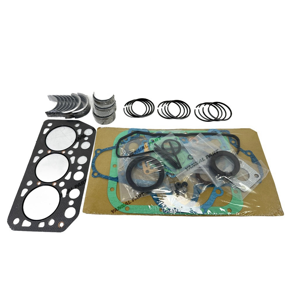 K3B Overhaul Re-Ring Kit Compatible with Mitsubishi K3B Engine Nissan H-15 N120 N150 Loader Iseki TU1500 TU1501 TX155 TX1510 TX2160 Tractor