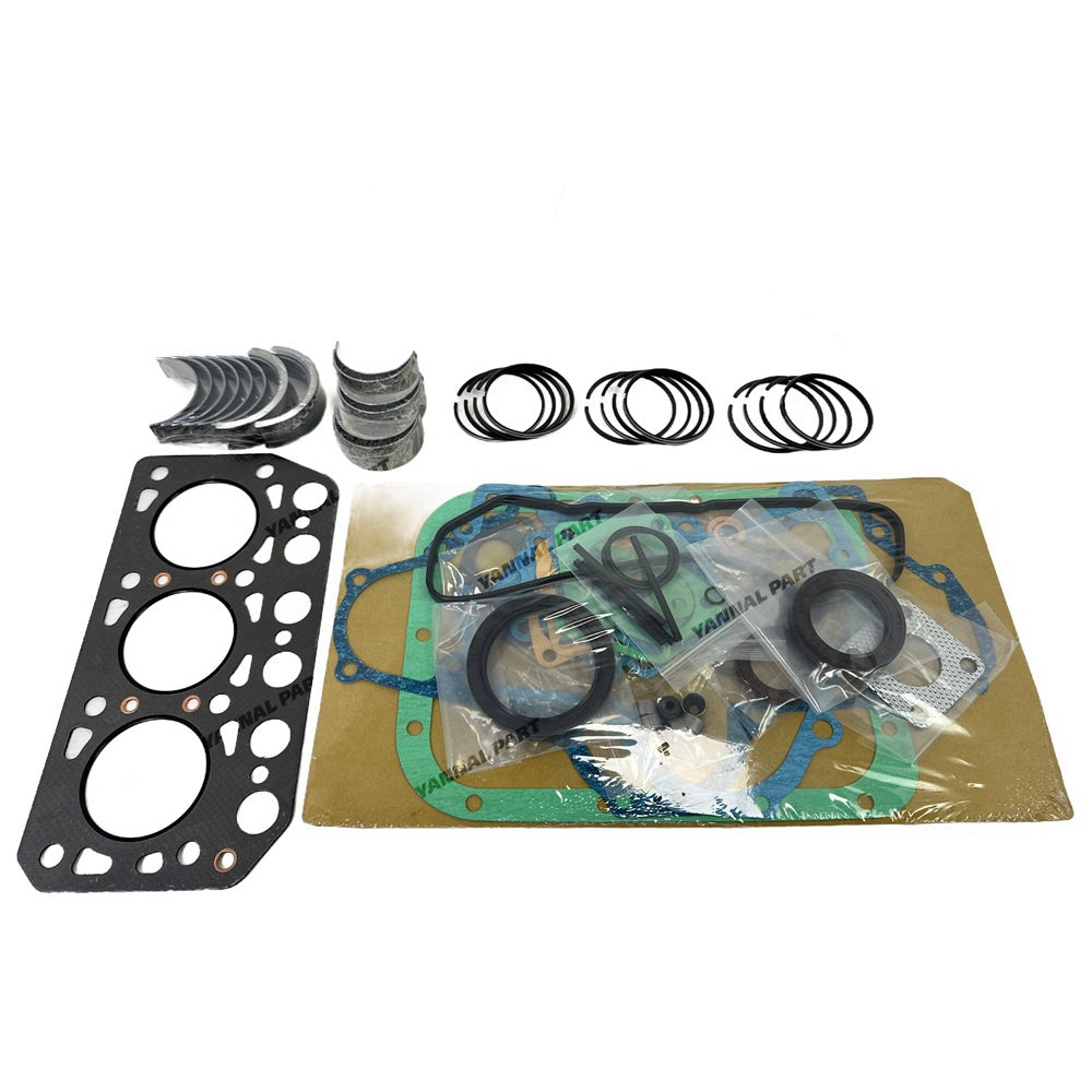 K3B Overhaul Re-Ring Kit Compatible with Mitsubishi K3B Engine Nissan H-15 N120 N150 Loader Iseki TU1500 TU1501 TX155 TX1510 TX2160 Tractor