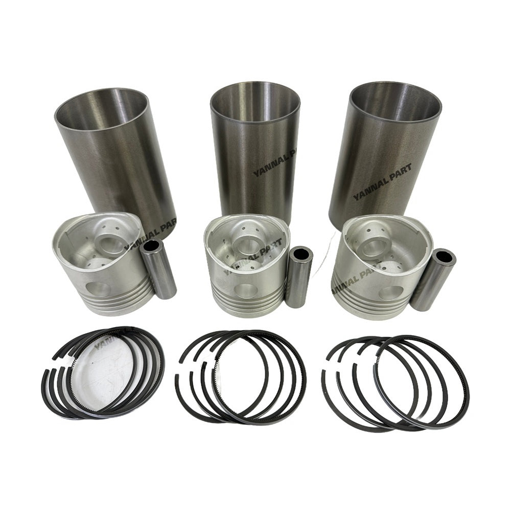 For Mitsubishi K3F Rebuild Overhaul Cylinder Liner Sleeve Kit Piston Ring Liner Kit