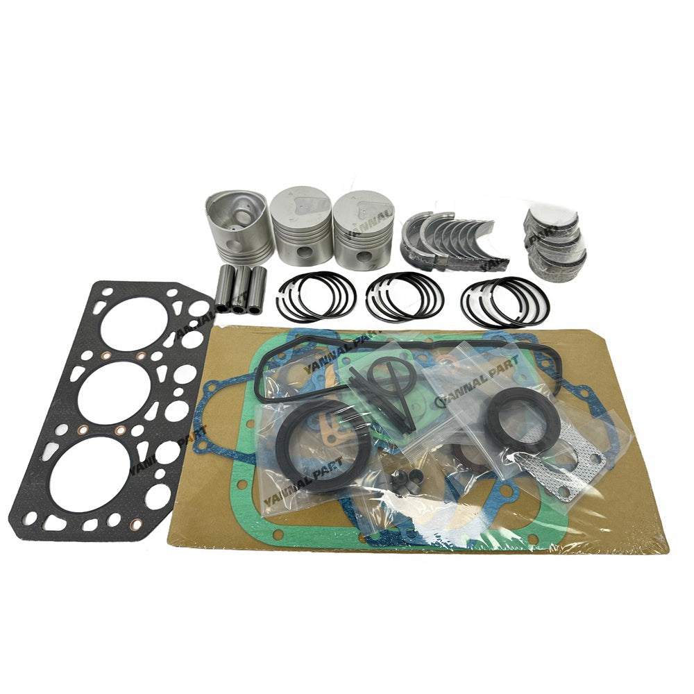 K3D Engine Overhaul Rebuild Kit STD For Mitsubishi Iseki TU170F TU177 Tractor