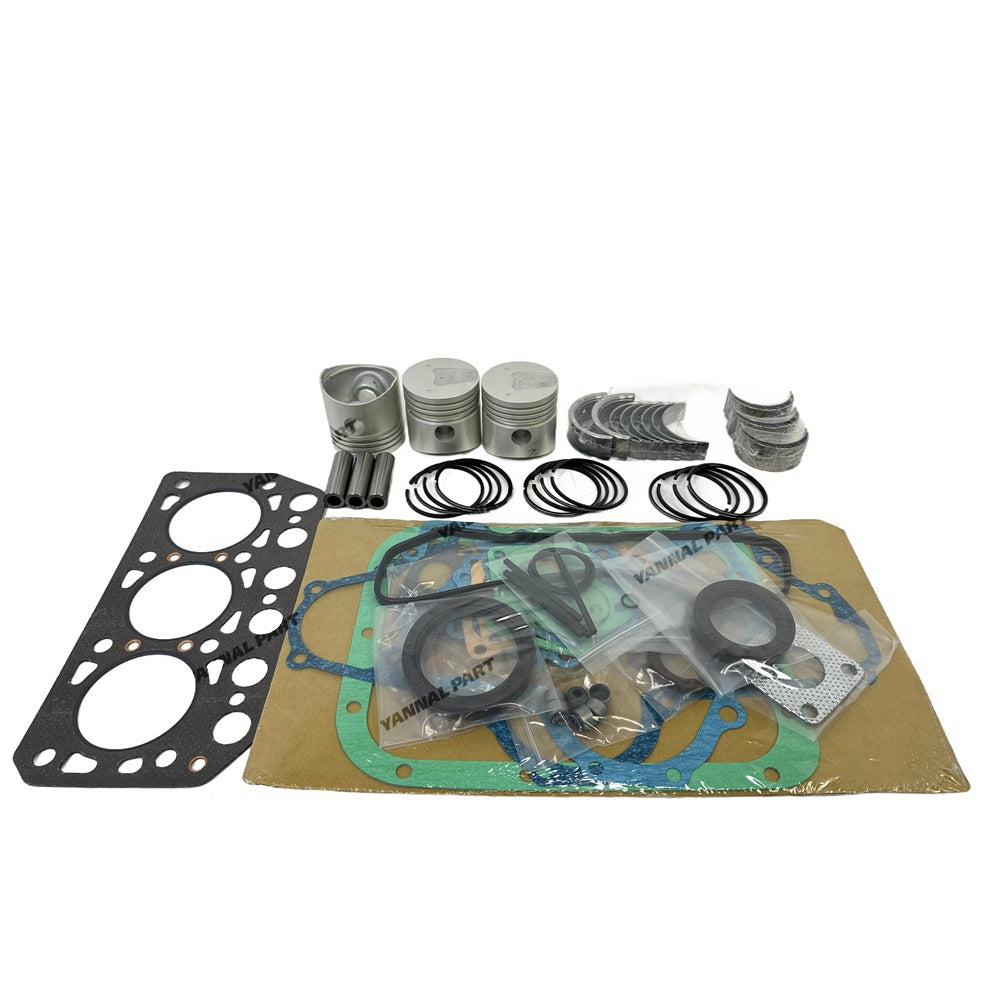 K3D Engine Overhaul Rebuild Kit STD For Mitsubishi Iseki TU170F TU177 Tractor