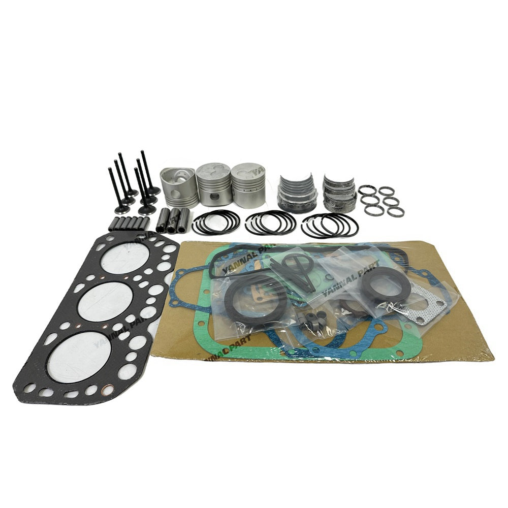 K3H Overhaul Rebuild Kit (No Liner) For Mitsubishi Engine MT250 MT250D Tractor