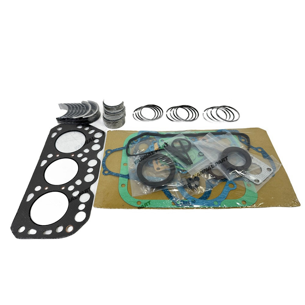 K3H Overhaul Re-Ring Kit Compatible with Mitsubishi K3H Engine Fit Iseki Tractor