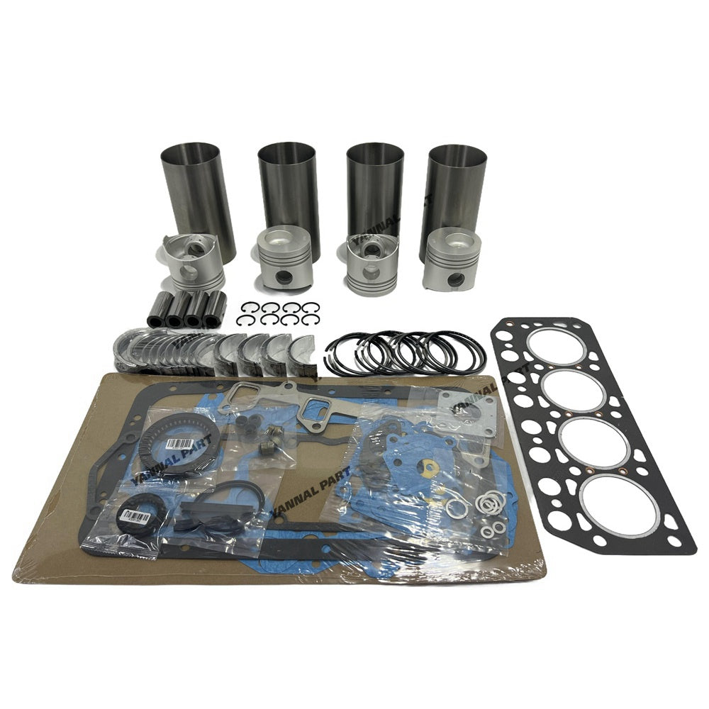 For Mitsubishi K4D Overhaul Rebuild Kit Piston Ring Liner Gasket Bearing