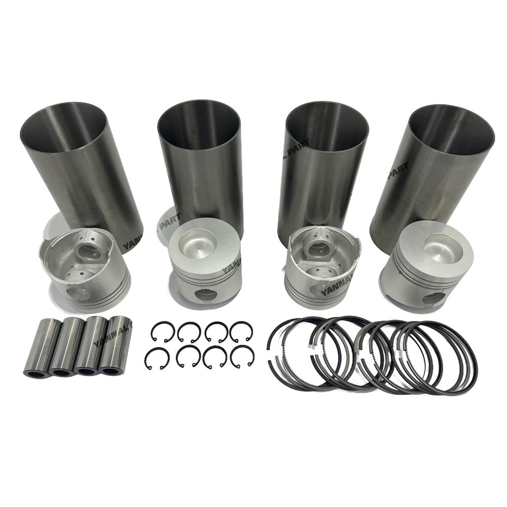 For Mitsubishi K4D Overhaul Rebuild Kit gasket Kit engine Bearing Piston liner Kit + 8pcs inlet outlet valves