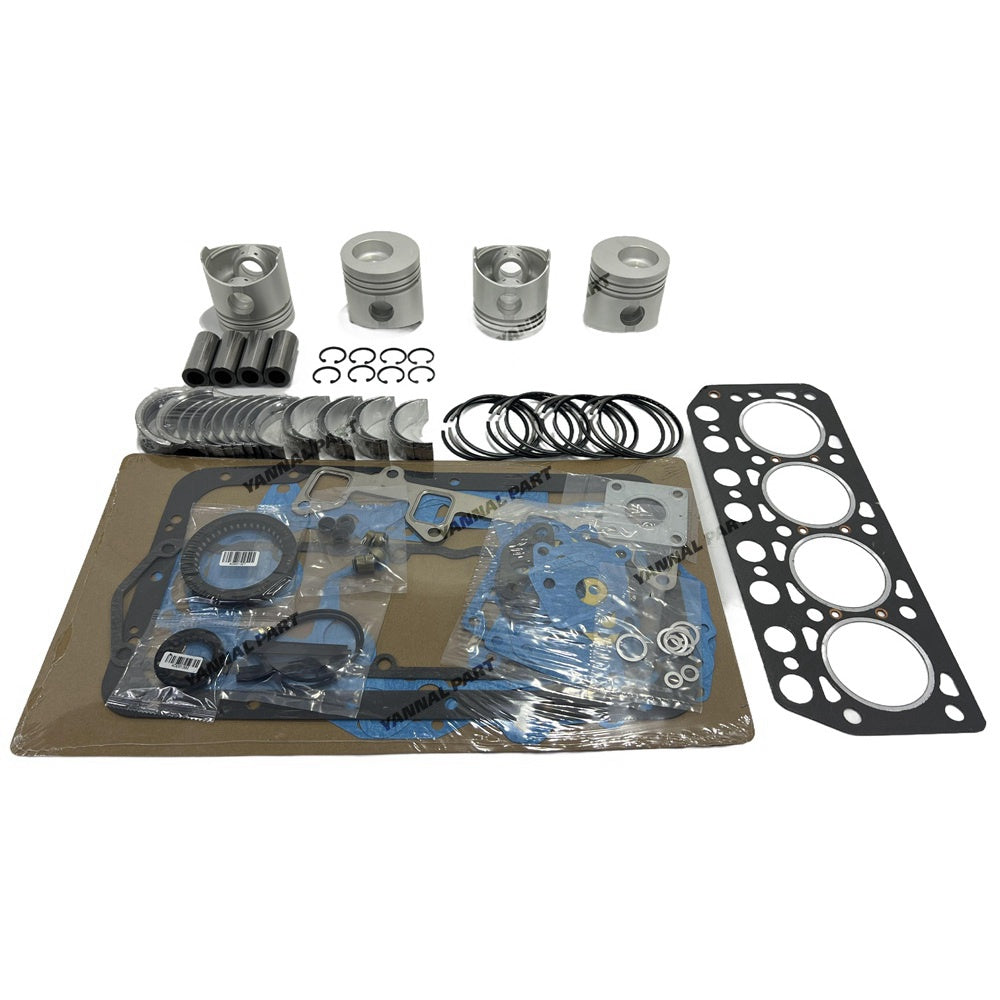 For Mitsubishi K4D Rebuild Overhaul Kit engine gasket Bearing Piston Ring (2types of Piston as pictures)