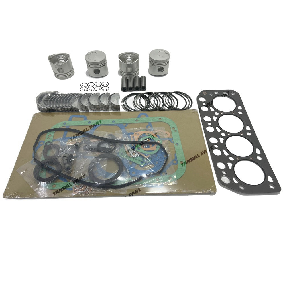 K4E Overhaul Rebuild Kit (No cylinder liner and valve) For Mitsubishi K4E K4E-DI Engine MT23D Tractor For Hanix N260 N350 Excavator MM433462 MM435384 MM438918 Combustion Chamber 39mm