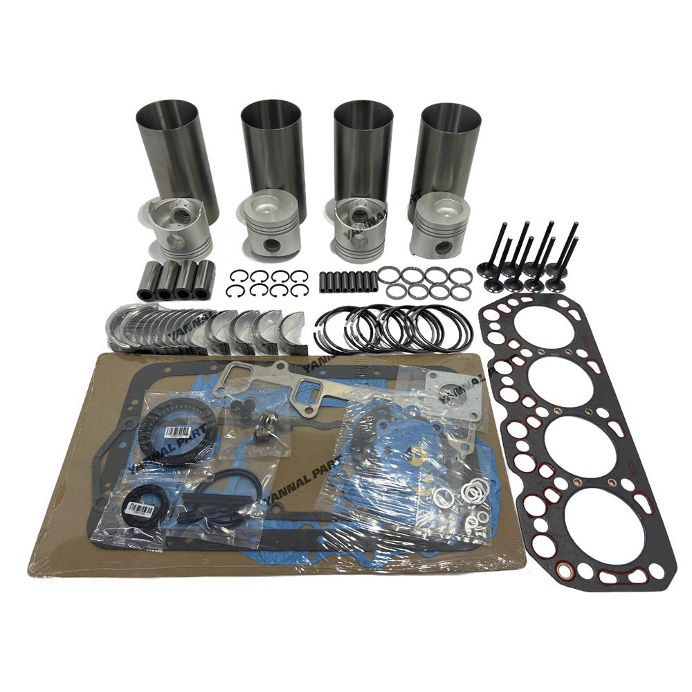 K4F Engine Overhaul Rebuild Kit fits For Mitsubishi K4F Engine MT25 Tractor WS200 WS210 Engine Rebuild Kit Aftermarket Parts