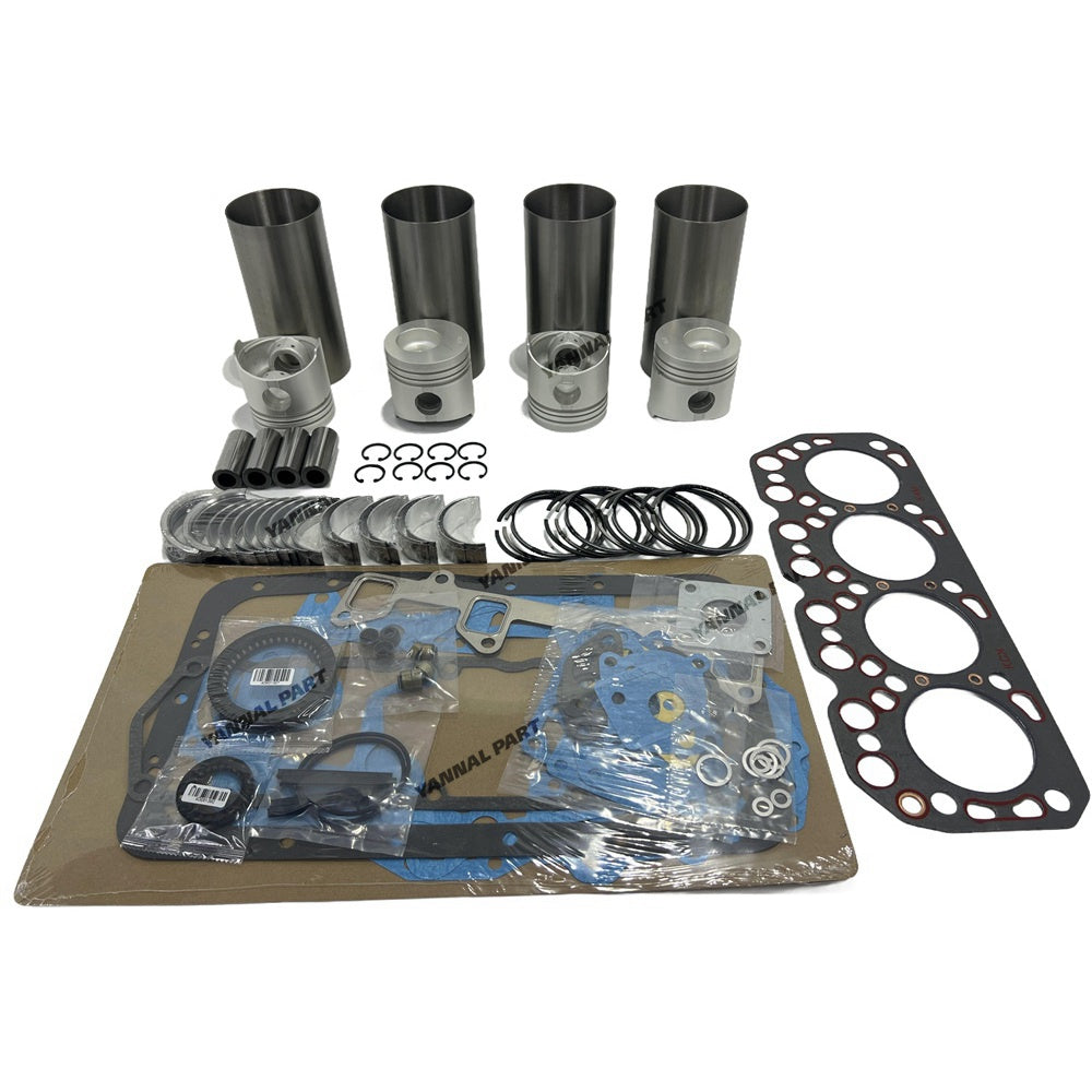 K4M Overhaul Rebuild Kit For Mitsubishi K4M Engine B25 S30 B30 S550 B550 S580 Loader Excavator Tractor Engine Rebuild Aftermarket Parts