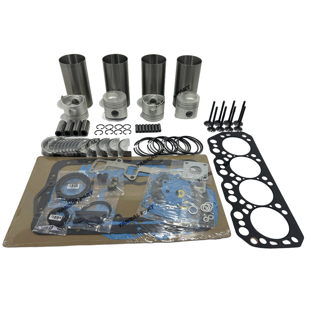 K4N Overhaul Rebuild Kit Replacement For Mitsubishi Engine For 305CR Kobelco SK045 Excavator Cat MM57SR MM45 Loader Piston MM438685