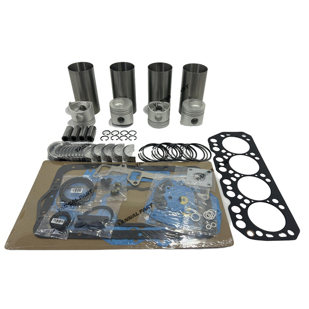 K4N Overhaul Rebuild Kit For Mitsubishi Engine Cat 305CR Kobelco SK045 Excavator