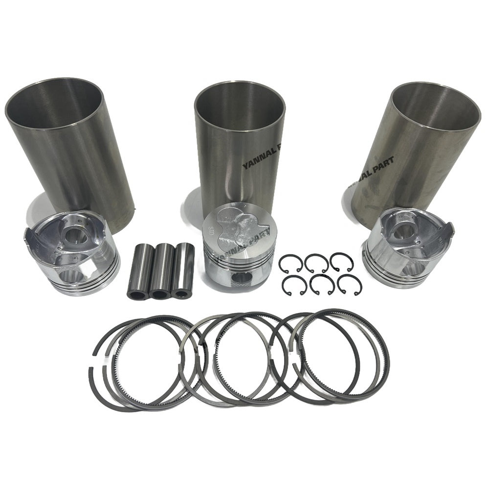 L3C Overhaul Rebuild Kit Without valve Kit Compatible with Mitsubishi L3C Engine Tractor