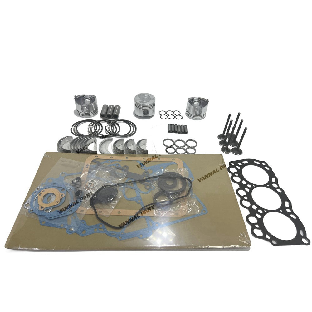 L3E Overhaul Rebuild Kit (No Liner) For Mitsubishi L3E-W461ML L3E-61SDH L3E-61TG Engine