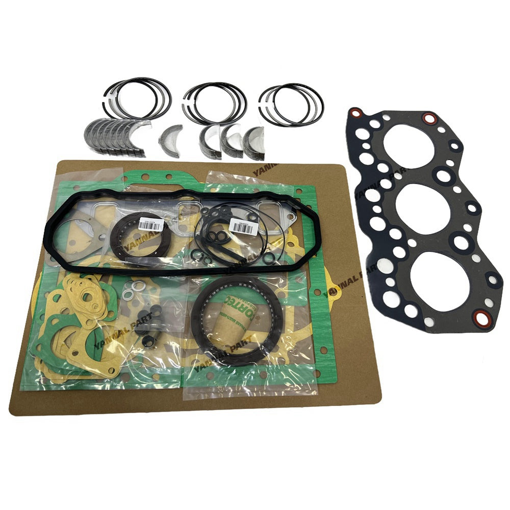 S3E9 Overhaul Re-Ring Kit Compatible with Mitsubishi S3E9 S3E9T Engine WS200A WS300A Loader