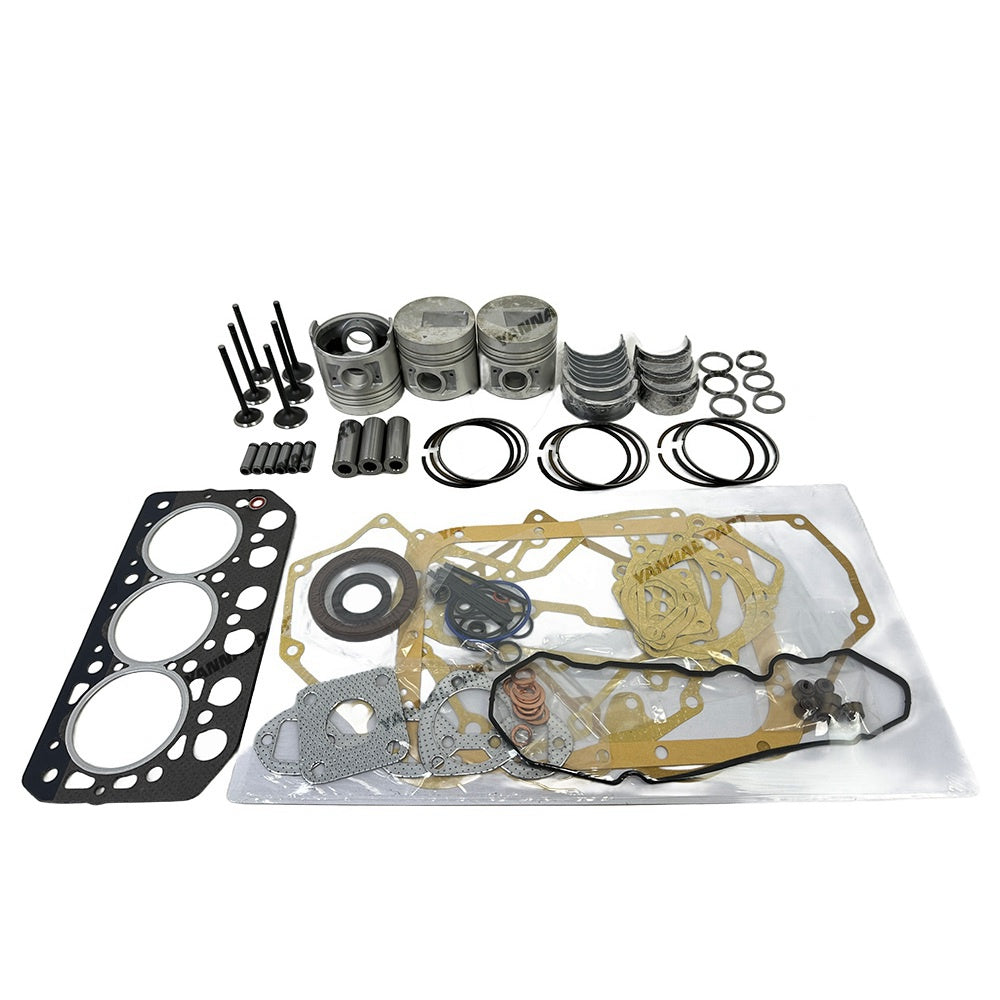 S3L Engine Rebuild Kit (No cylinder liner) For Mitsubishi S3L2 S3L Engine EB250 EB300 EB306 Excavator MT160 MT165 MT190 Tractor