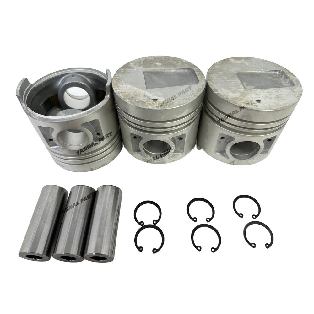 For Mitsubishi S3QT S3Q-2 S3Q2 Overhaul Rebuild Kit Full Cylinder Head Gasket Kit Engine Bearing Piston Liner Kit + 6pcs Valve + 6pcs Guides