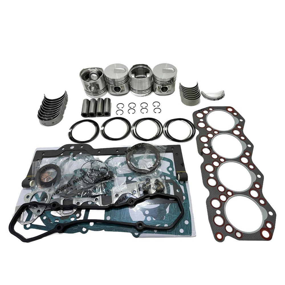 S4E Overhaul Rebuild Kit (No cylinder liner and valve) For Mitsubishi S4E S4E2 Engine FD20 FD23 FD25 Forklift Piston Diameter 94mm 34417-04100 34417-04101