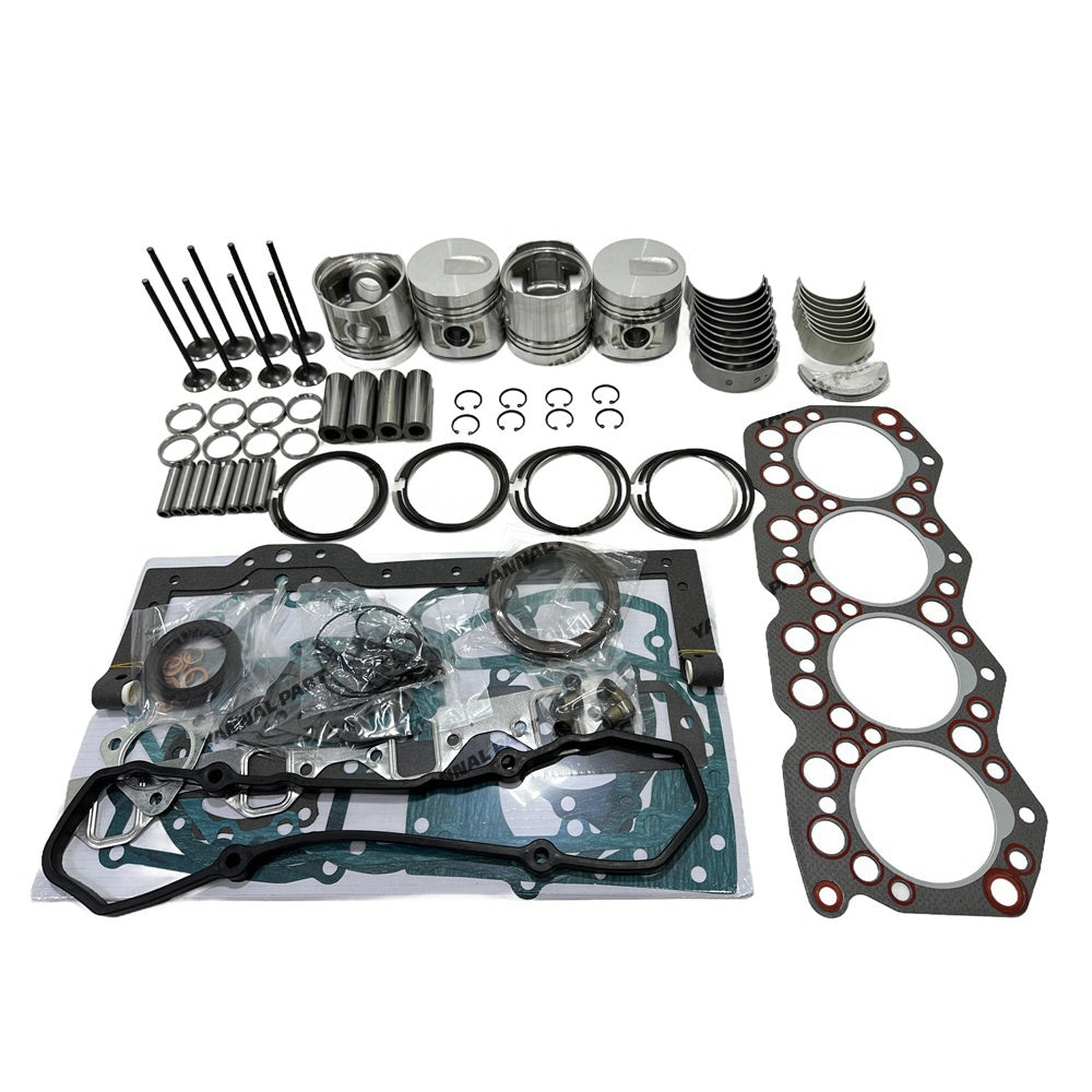 S4E Overhaul Rebuild Kit (No cylinder liner) For Mitsubishi S4E S4E2 Engine FD20 FD23 FD25 Forklift Piston Diameter 94mm 34417-04100 34417-04101