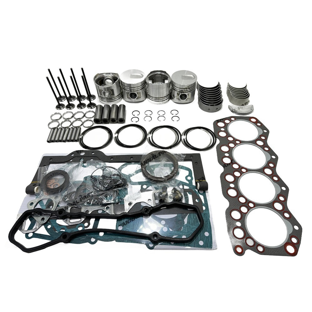 S4E Overhaul Rebuild Kit (No cylinder liner) For Mitsubishi S4E S4E2 Engine FD20 FD23 FD25 Forklift Piston Diameter 94mm 34417-04100 34417-04101