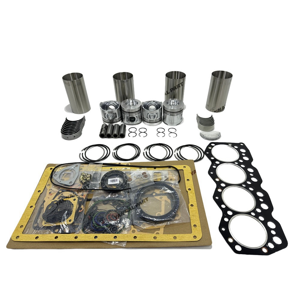 S4K S4KT Overhaul Rebuild Kit Compatible with Mitsubishi Engine Caterpillar E120B E312 E320 E120B 312C 313C 314C Excavator Liner&Piston Kit&Bushing Kit&Full Gasket Kit