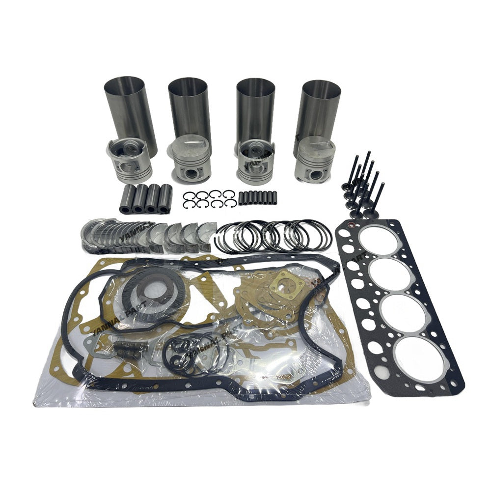 S4L S4L2 Engine Overhaul Rebuild Kit with Valve Kit fits For Mitsubishi S4L S4L2 Engine For Caterpillar 305CR Terex TC35 Excavator Engine Rebuild Repair Set Aftermarket Parts