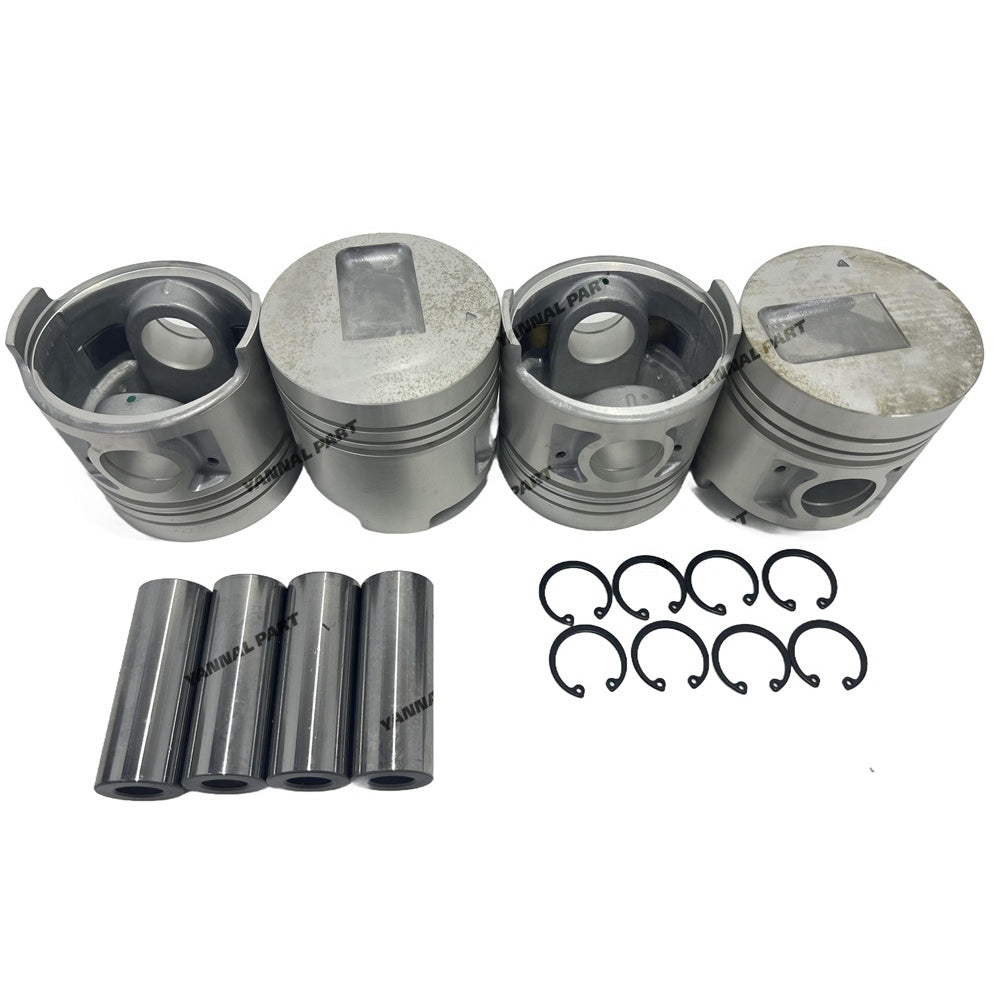 S4Q S4Q2 Piston Kit With Ring Set For Mitsubishi FD15K FD18K R4010 R4041 R4047