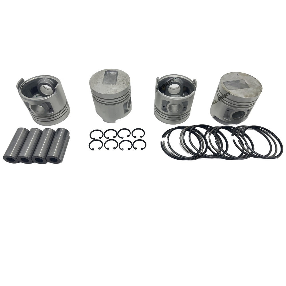 Piston With Rings Liner Set S4Q2 S4Q S4Q2-T Kit For Mitsubishi MKM45 GX50 TAC45