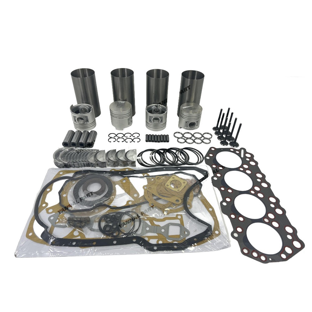 S4Q2 S4Q Overhaul Rebuild Kit STD Size Liner Piston Ring Bearing Gasket Valve Kit Compatible with Mitsubishi S4Q2 Engine