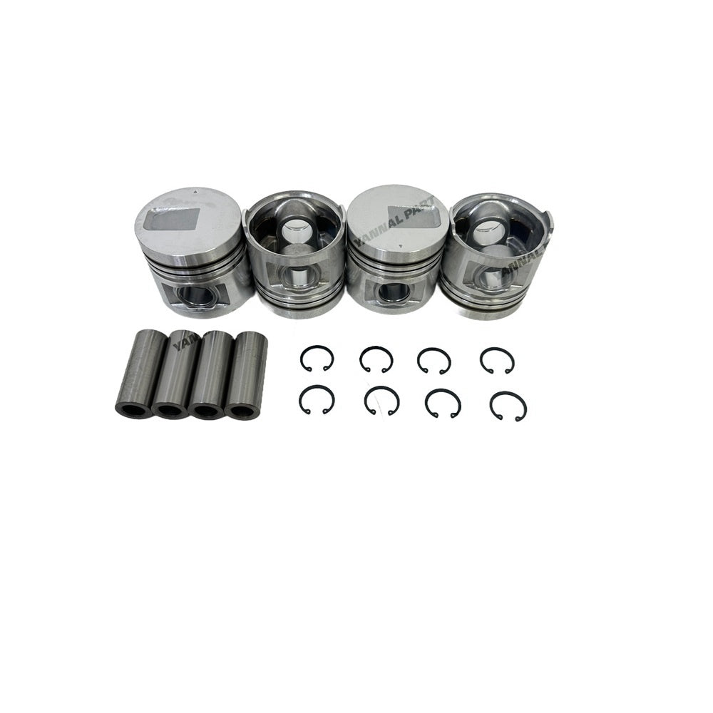 4PC S4S Piston + Piston Rings Set STD 94.0mm For Mitsubishi S4S Engine Piston Kit