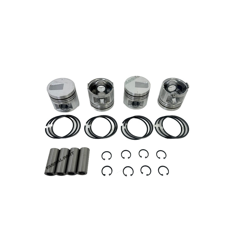 For Caterpillar Cat 3044 Piston Kit with Ring Set Excavator Tractor Loader Diesel Engine Repair Parts