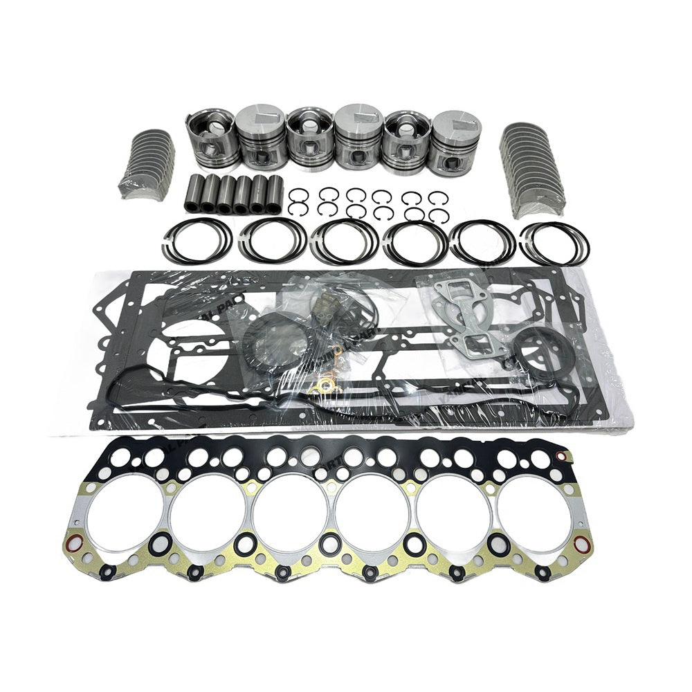 For Mitsubishi S6S Rebuild Kit Piston + Ring + Full head gasket + all Bearings