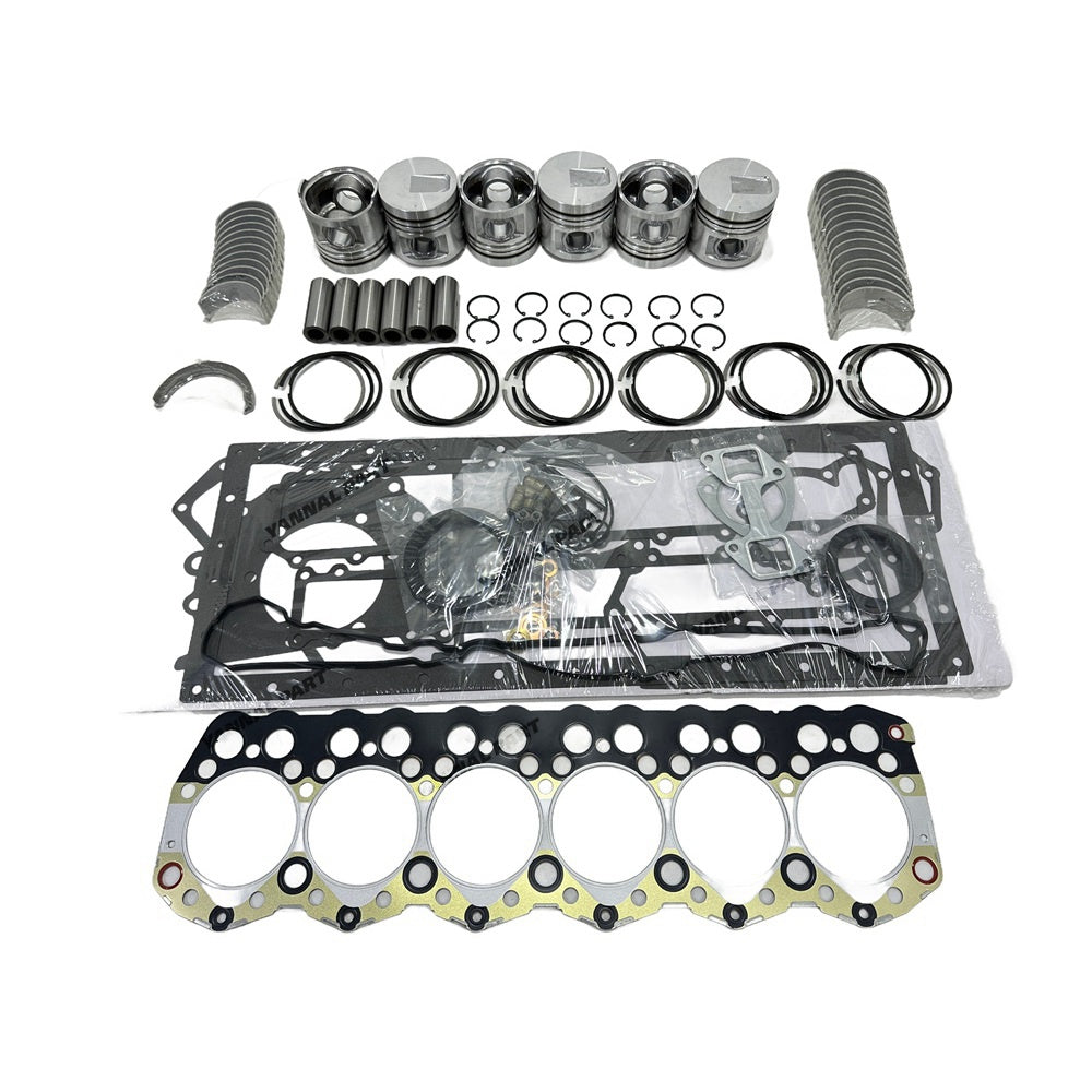 For Mitsubishi S6S Overhaul Rebuild Kit Piston with Ring Gasket Bearing