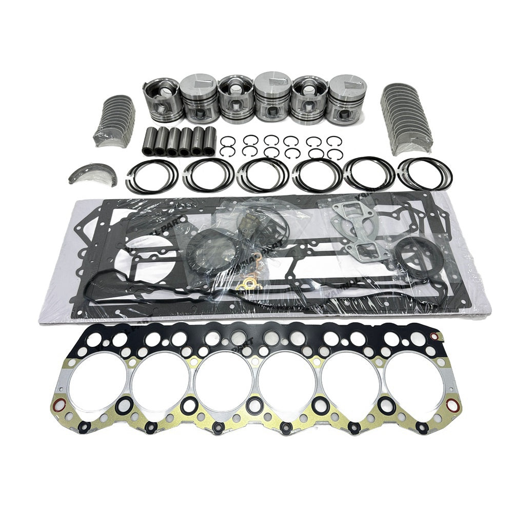 For Mitsubishi S6S Overhaul Rebuild Kit Piston with Ring Gasket Bearing