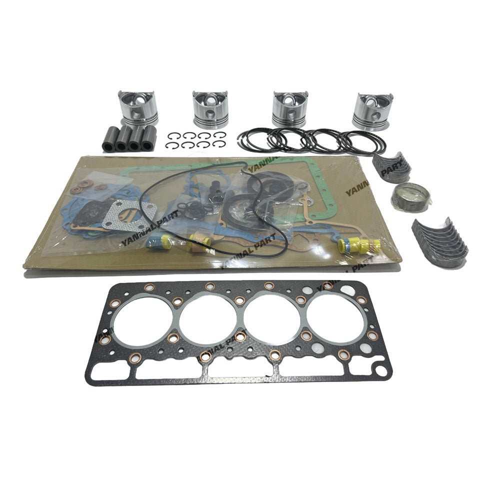 V1100 Engine Overhaul Rebuild Kit (No cylinder liner and valve) For Kubota V1100 VH1100 Engine Piston Diameter 72mm