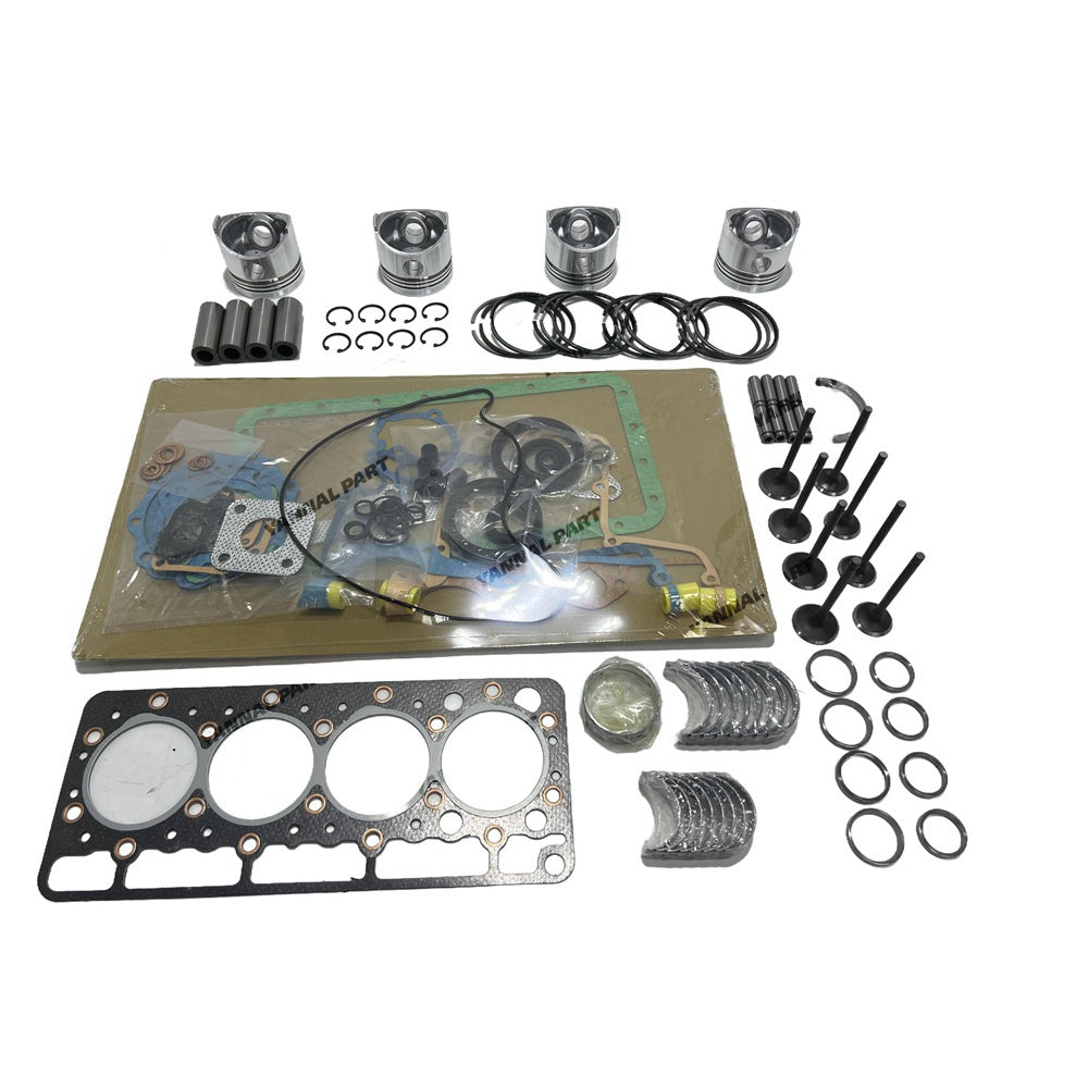 V1100 Engine Overhaul Rebuild Kit (No cylinder liner) For Kubota V1100 VH1100 Engine Piston Diameter 72mm