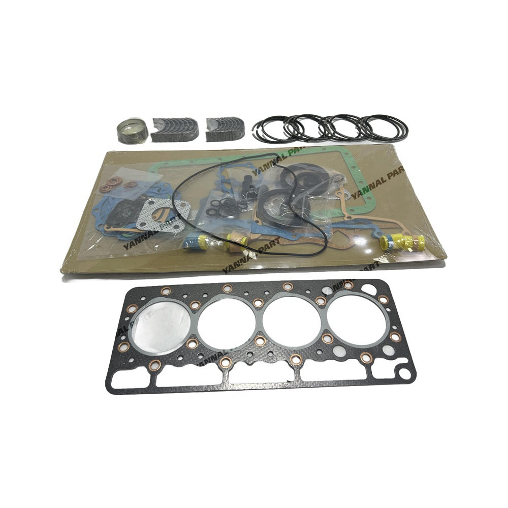 V1200 Overhaul Rebuild Kit Gasket Metal Bearing Ring Kit Fits For Kubota Engine RX245 RX275 RX2750 Loader B2150 B9200 Tractor
