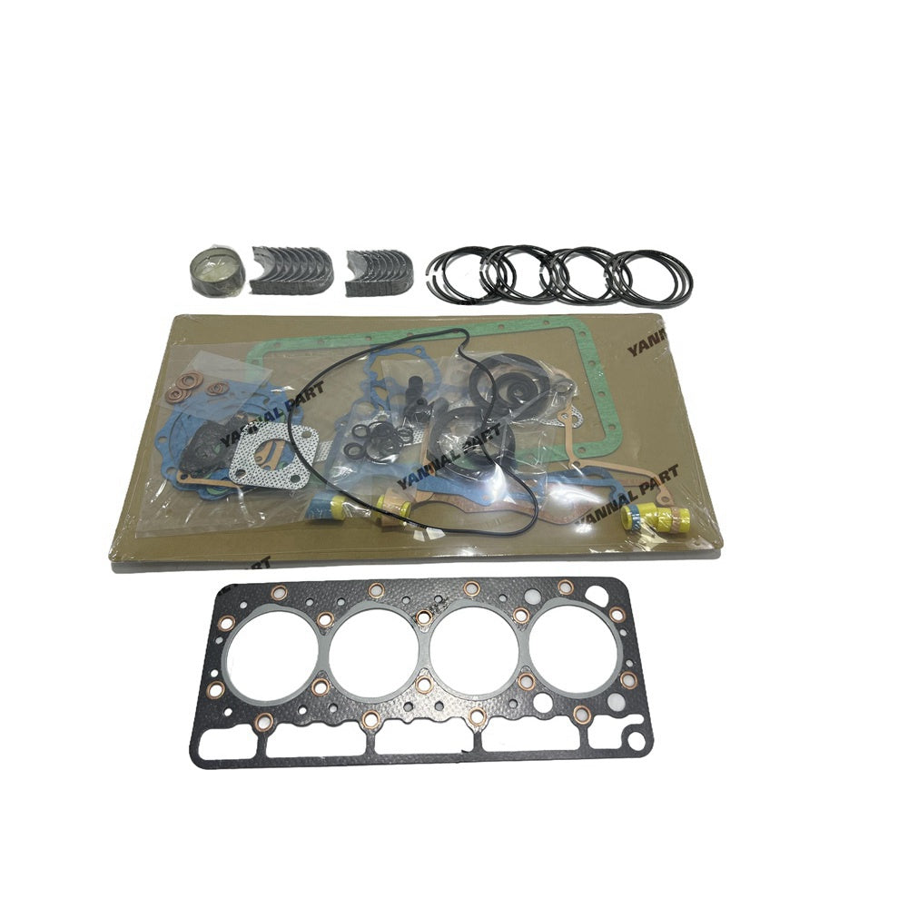 V1200 Overhaul Rebuild Kit Gasket Metal Bearing Ring Kit Fits For Kubota Engine RX245 RX275 RX2750 Loader B2150 B9200 Tractor
