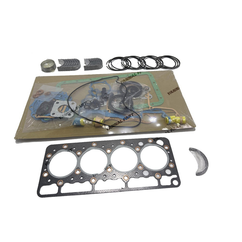 V1200 Overhaul Re-Ring Kit Compatible with Kubota Engine RX245 RX275 RX2750 Loader B2150 B9200 Tractor Rings Bearing Gasket Kit Replacement Parts