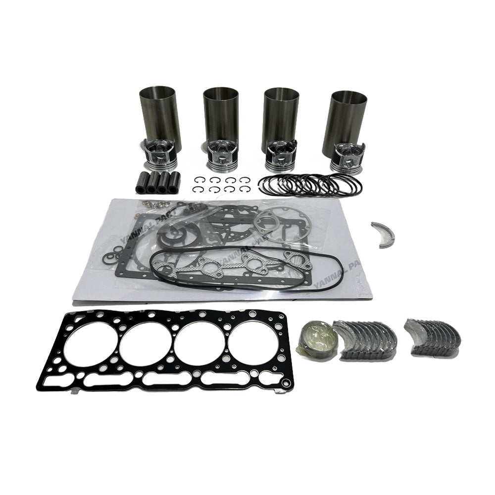 V1305 Overhaul Rebuild Kit(not included Valves kit) Compatible with Kubota V1305 V1305-B Engine B2710HSD F3060 X-20 Tractor