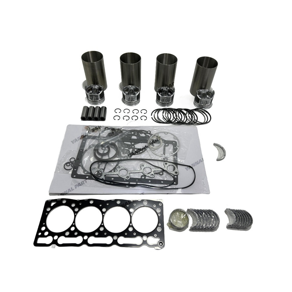 V1305 Overhaul Rebuild Kit(not included Valves kit) Compatible with Kubota V1305 V1305-B Engine B2710HSD F3060 X-20 Tractor