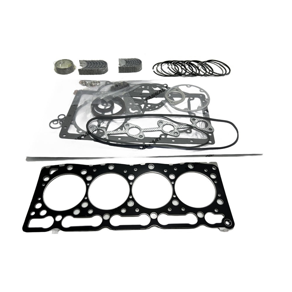 V1305 Overhaul Re-Ring Kit With Gasket Kit Piston Ring Bearing For Kubota V1305