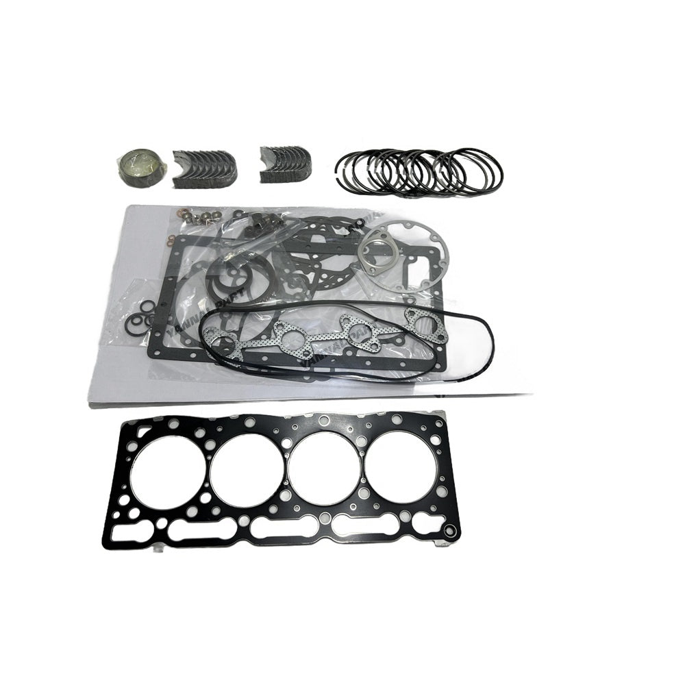 V1305 Overhaul Re-Ring Kit With Gasket Kit Piston Ring Bearing For Kubota V1305